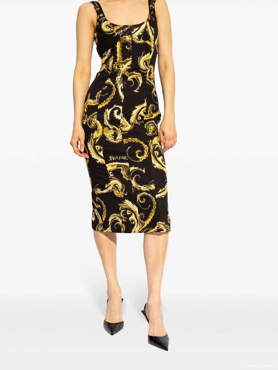 Affordable Strap Couture Versace Dress Jeans Women 0405